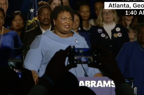 Abrams Doesn't Concede to Kemp, Suggests She Can Force a Runoff in Georgia