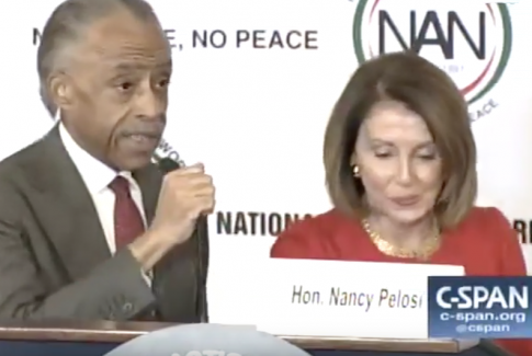 Pelosi Thanks Al Sharpton for 'Saving America'