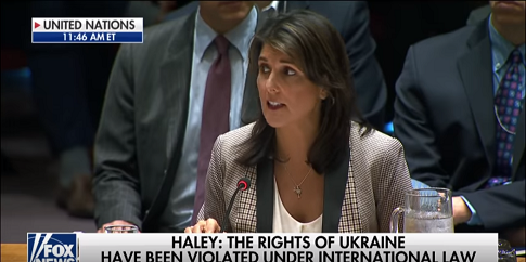 Haley Chastises Russia: 'This Is No Way for a Law-Abiding, Civilized Nation to Act'