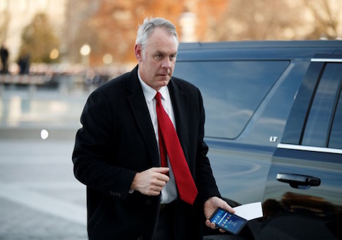 Trump's Interior Secretary Zinke to Step Down