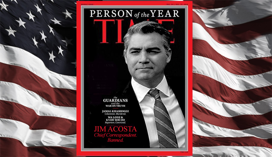 Jim Acosta Honored to Be Named Time Magazine's 'Person of the Year'