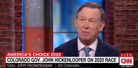 CNN Host to Hickenlooper: 'As a White Guy' Is 2020 Really the Right Time to Run for President?
