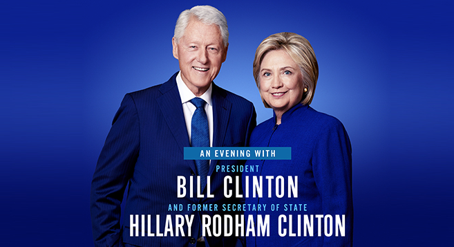 Tickets To Clintons' Speaking Tour Discounted By Triple-Digits On Groupon