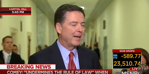 Comey Refuses to Say Whether He Leaked Classified Information
