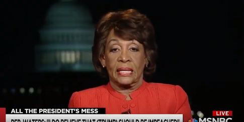 Maxine Waters: Trump 'Deserves to Be Impeached'