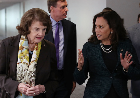 Dianne Feinstein Snubs California Colleague Kamala Harris, Backs Joe Biden