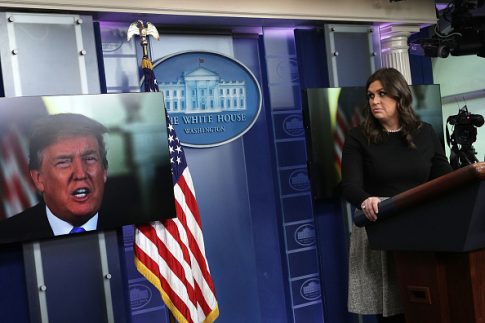 Trump: Sarah Sanders Rarely Does Briefings Because the Press Is Rude