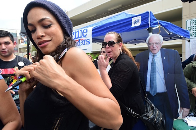 Bernie Sanders Loses Another Supporter in Rosario Dawson