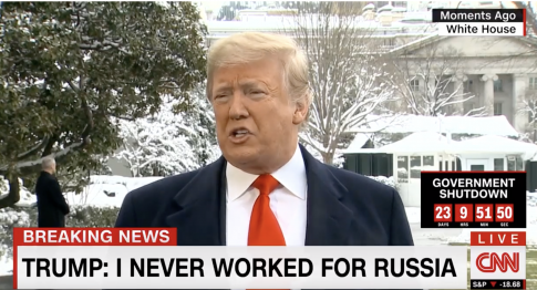 Trump: 'I Never Worked for Russia'