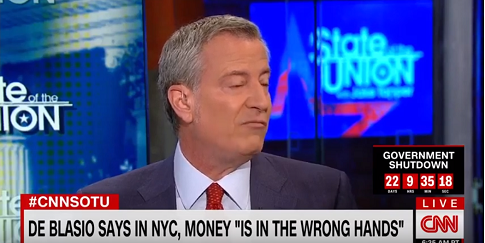 De Blasio: 'There's Plenty of Money in the World, It's Just in the Wrong Hands'