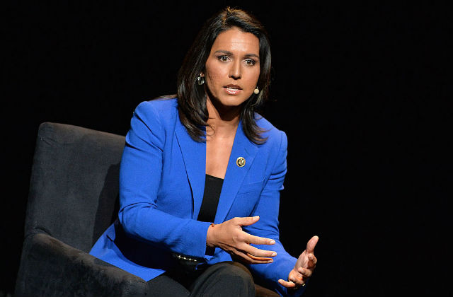 Tulsi Gabbard Denounces Regime Change in Ad Showing Assad Forces Bombing Syrian City