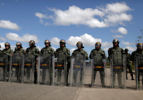 Venezuelan Troops Open Fire Near Border as Aid Standoff Intensifies