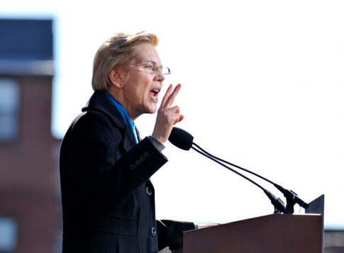 Warren Silent on Fundraising Totals as Competitors Boast Huge Hauls