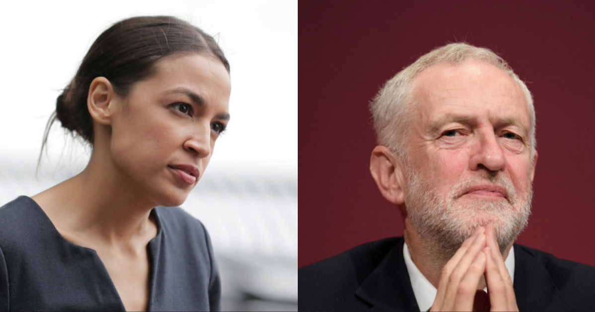 Ocasio-Cortez Touts Phone Call With U.K. Labour Leader Jeremy Corbyn