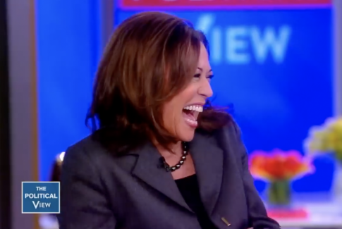Kamala Harris Cracks Herself Up