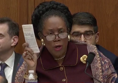 Jackson Lee Blasts Acting AG for His Answers at Hearing: ‘We’re Not Joking Here’