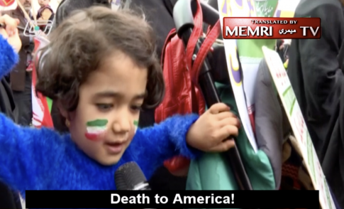Iranian Children Chant 'Death to America' at Revolution Day Rally
