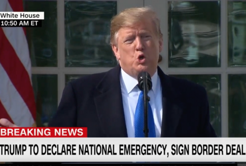 Trump Declares National Emergency to Build Border Wall
