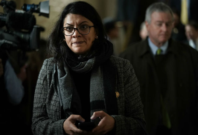 Oops: Rashida Tlaib Caught Supporting The Occupation