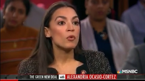 Ocasio-Cortez Compares Fighting Climate Change to Winning World War II