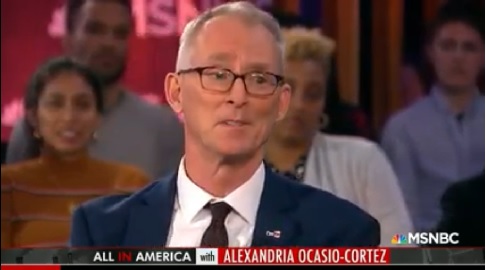 Crowd Boos Former Congressman Calling Ocasio-Cortez 'Tea Party of the Left'