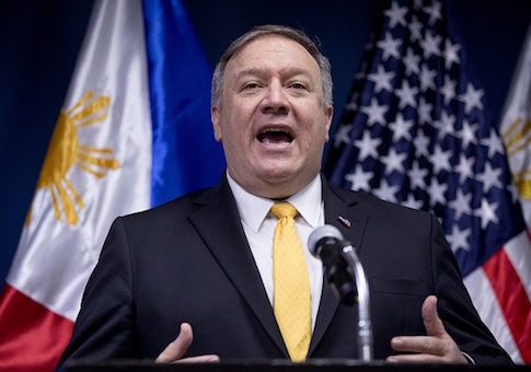 Pompeo: U.S. Will Defend Philippines In S. China Sea