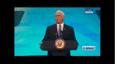 Pence at AIPAC: Anti-Semitism Has No Place in Congress