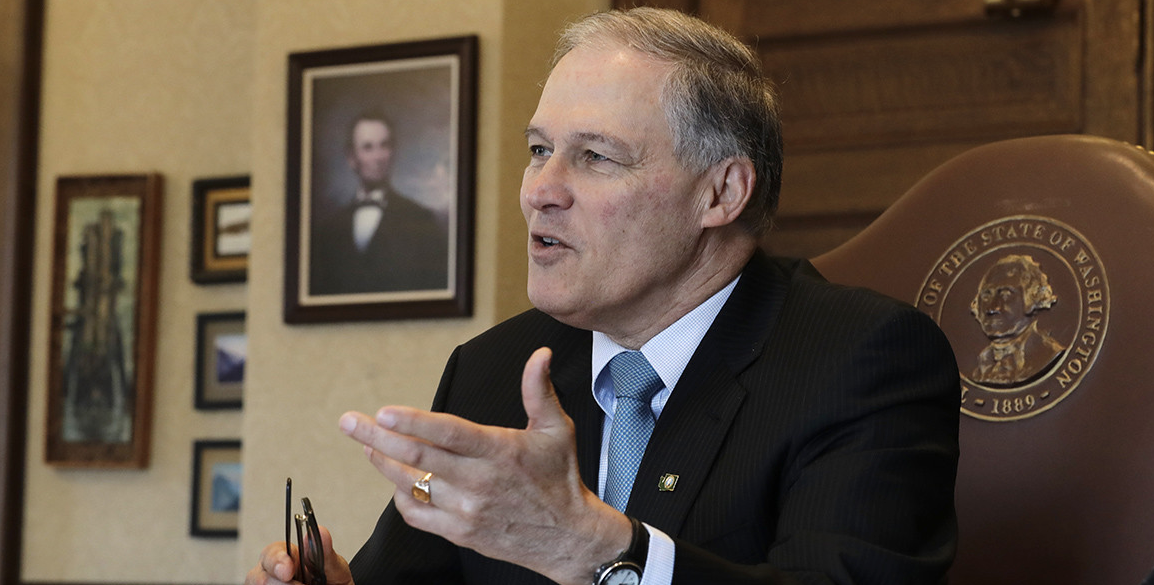 Inslee Doesn't Rule Out States in U.S. Climate Alliance Becoming Separate Nation