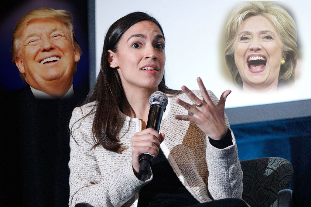 Polls: Alexandria Ocasio-Cortez Less Popular Than Trump, Hillary