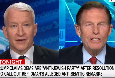 Blumenthal Dodges When Asked Whether Omar's Comments Were Anti-Semitic