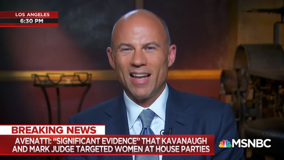 LA Times Exposé on Avenatti's 'Reckless Venality' Fails to Mention Role in Kavanaugh Hearings