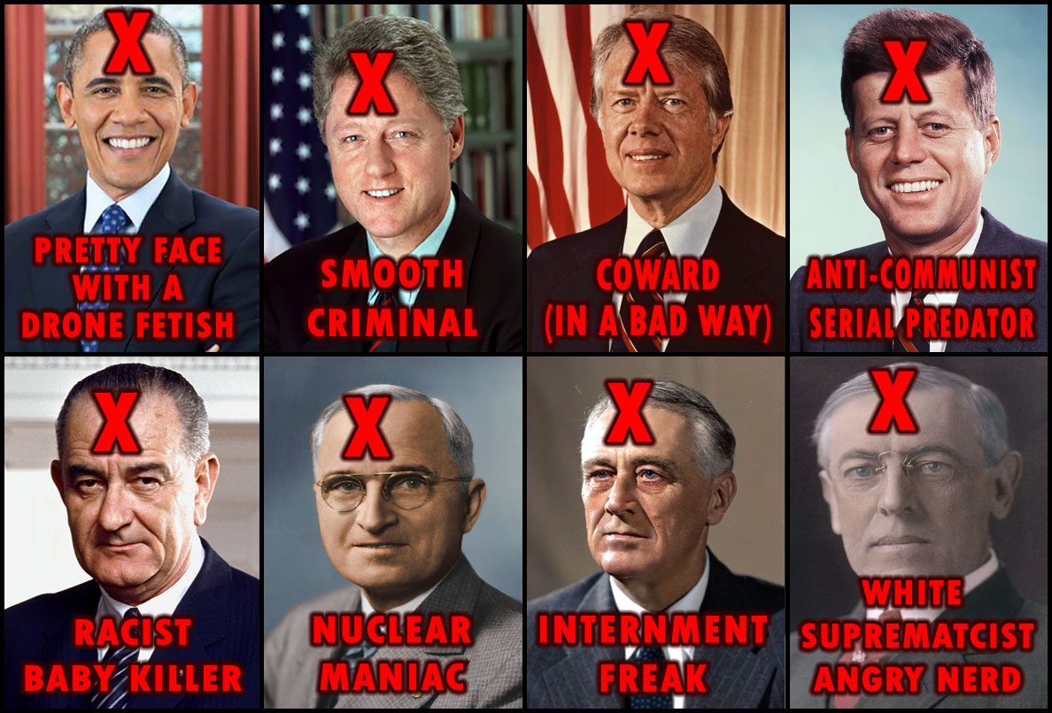 How Previous Democratic Presidents Would Fare in the 2020 'Woke' Primary