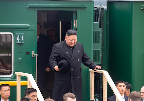 North Korea's Kim Arrives for Summit With Russia's Putin