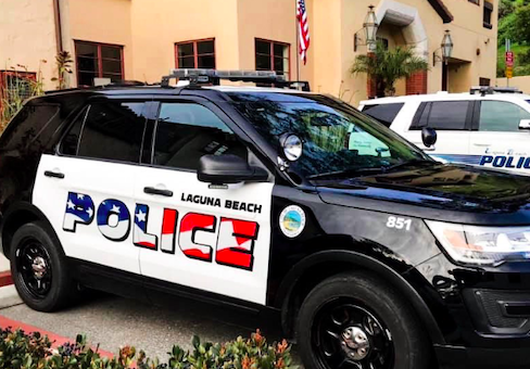 Laguna Beach in Turmoil Over 'Aggressive' American Flag Designs on Police Cars