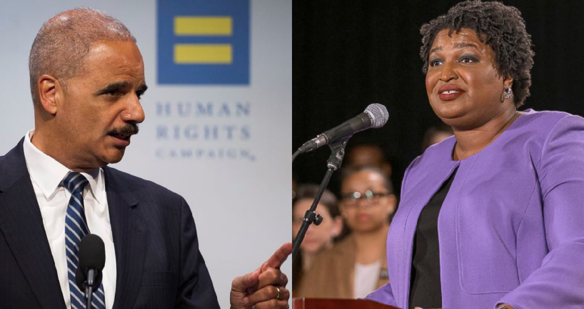 Obama AG Eric Holder Says Stacey Abrams 'Won' Georgia Governor Election