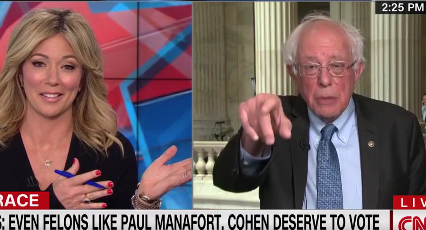 Sanders: GOP Wants to Stop Felons From Voting to Keep Minority Turnout Down