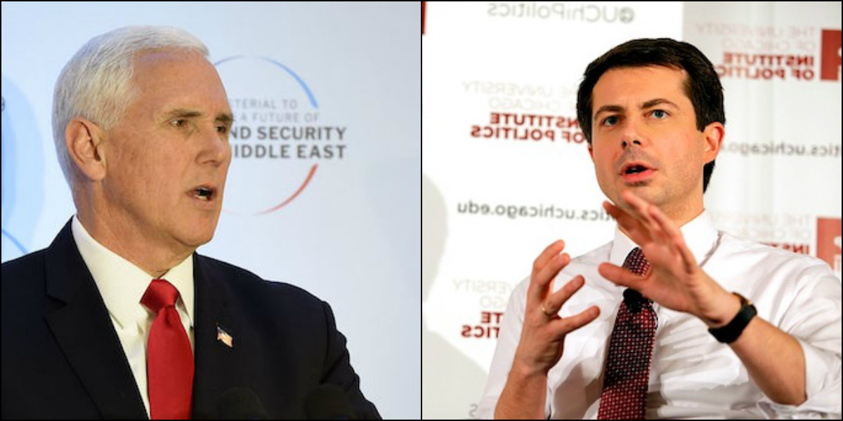 Buttigieg Versus Pence: Another 'Feud' That Isn't