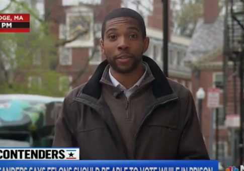 NBC Reporter: Sanders Holds Position to Let Murderers, Sex Offenders Vote In Prison