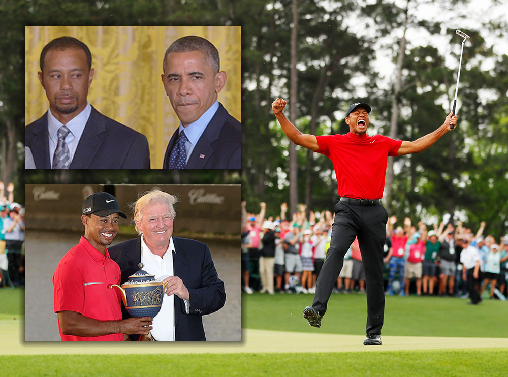 Tiger Woods Ends 'Obama Drought' with Stunning Masters Victory