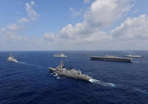 U.S., Japan, India, and Philippines Challenge Beijing With Naval Drills in the South China Sea