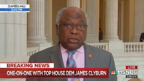 Clyburn: The 'Majority' of Democrats Would Vote 'No' on Impeachment Today