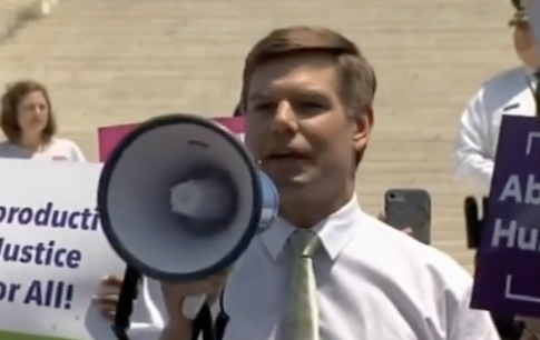 Swalwell at Pro-Choice Rally: It Was My Wife's Decision to Have Children