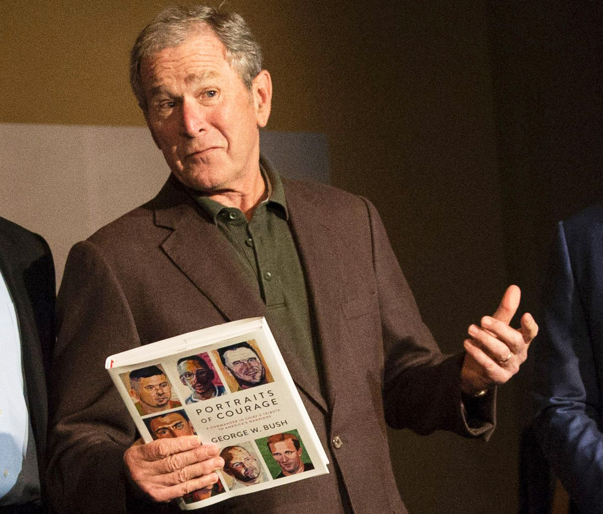 Greatest Living Ex-President Shares Secrets to Fantastic Painting