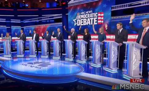 Entire Debate Stage Promises to Give Illegal Immigrants Health Care