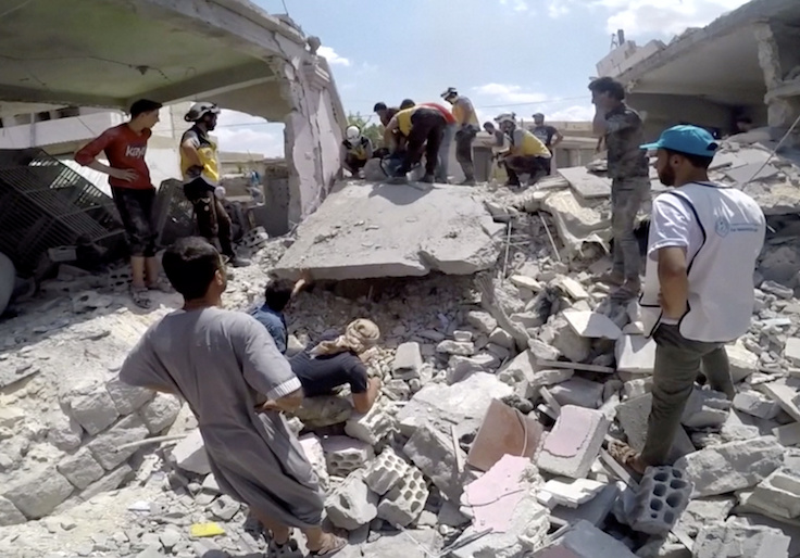 U.N. Says Syria Air Strikes Killed at Least 100 Civilians in Past 10 Days