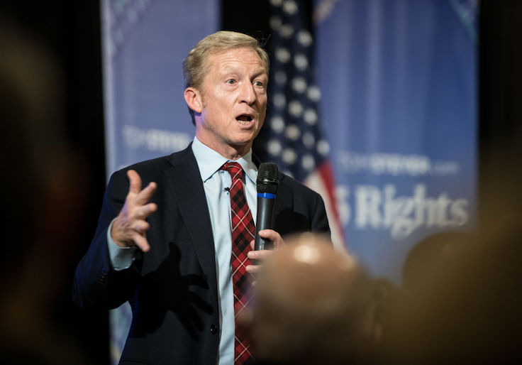 Steyer Polling at 1 Percent in Home State of California