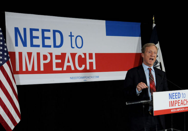 Tom Steyer Rewards Pro-Impeachment Reps