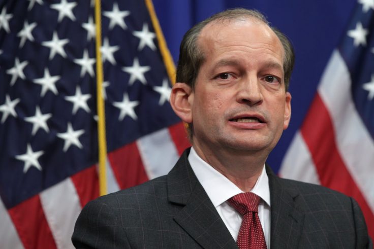 Trump Says Labor Secretary Acosta Resigning Amid Epstein Case