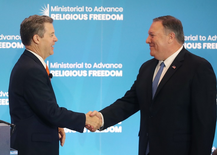 Pompeo and Brownback Address Religious Freedom Summit