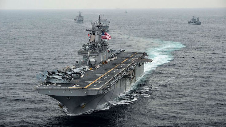 U.S. Navy 'Destroyed' Iranian Drone in Strait of Hormuz